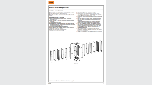 Legrand Evoline  állószekrények műszaki leírás, adatlap.pdf