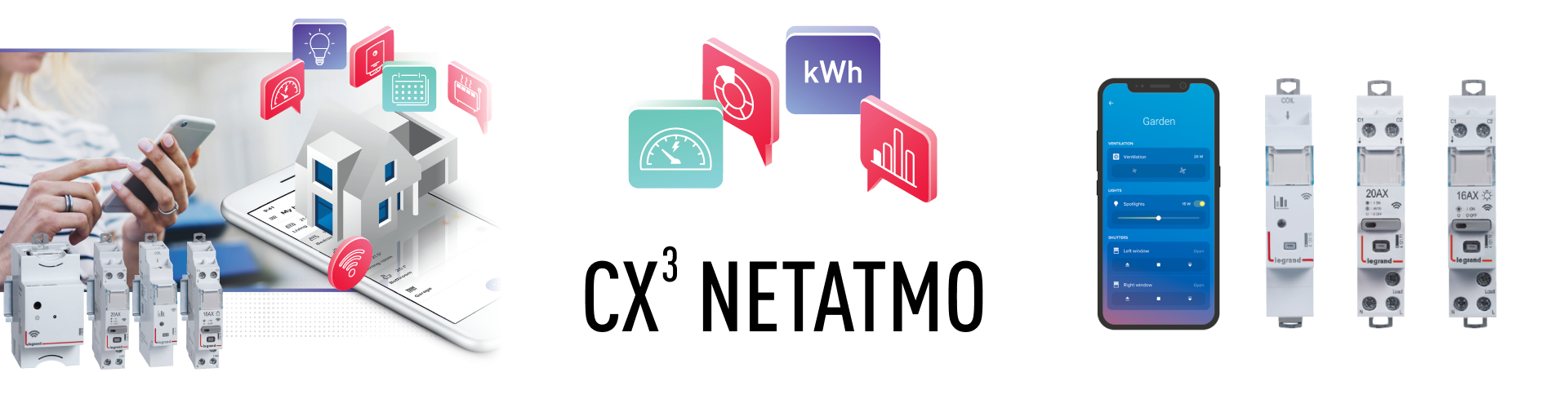 CX3 Netatmo - moduláris okosotthon megoldások