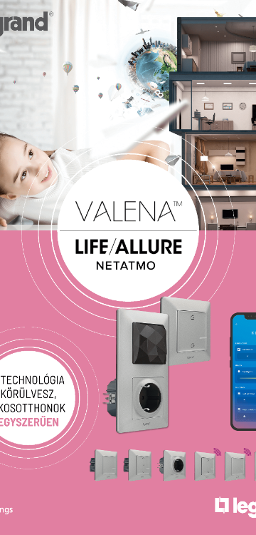 Valena Life/Allure Netatmo intelligens megoldások